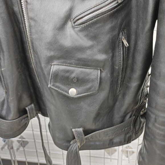 Vintage Leather Jacket Size 52 Men's - Picture 5 of 13